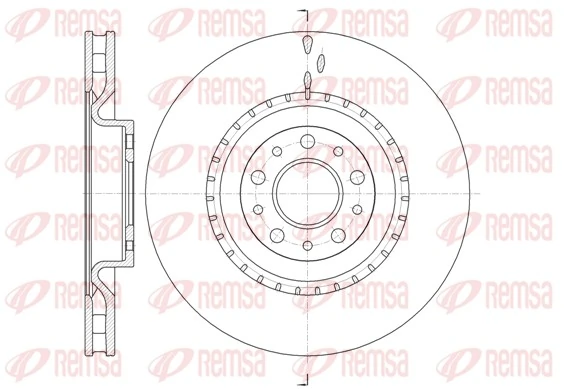 REMSA 61458.10 — Диск гальмівний