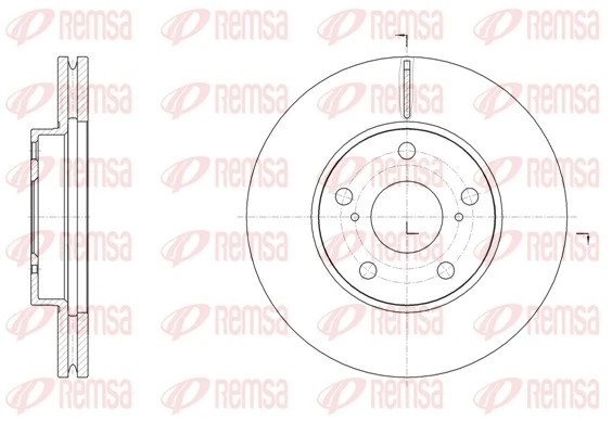 REMSA 61539.10 — Диск гальмівний