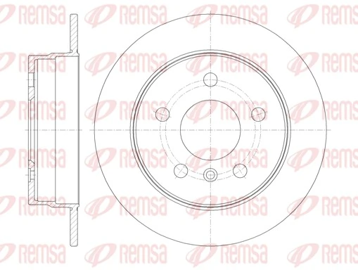 REMSA 61065.00 — Диск гальмівний