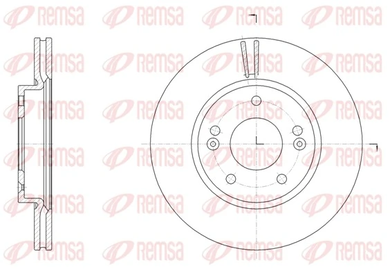 REMSA 61507.10 — Диск гальмівний