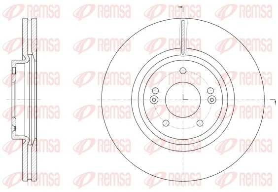 REMSA 61514.10 — Диск гальмівний