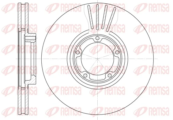 REMSA 6518.10 — Диск гальмівний