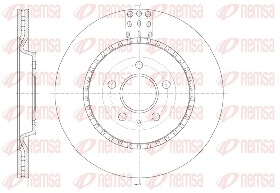 REMSA 61492.10 — Диск гальмівний