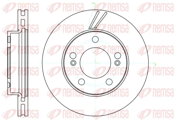 REMSA 61040.10 — Диск гальмівний
