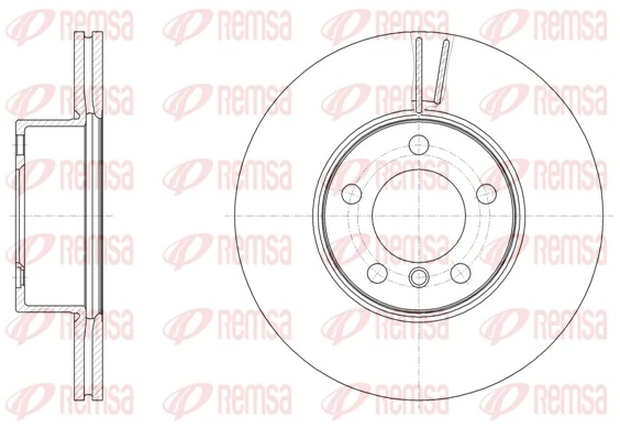 REMSA 61496.10 — Диск гальмівний