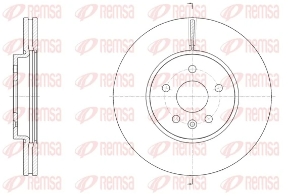 REMSA 61534.10 — Диск гальмівний