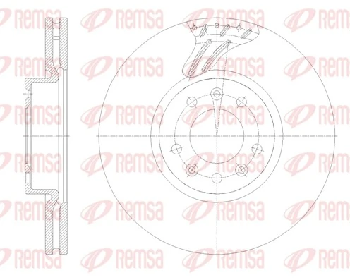 REMSA 62122.10 — Диск гальмівний