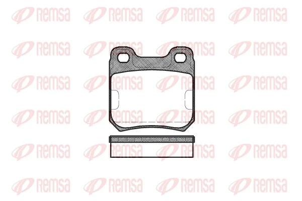 REMSA 0239.10 — Колодка гальм. диск. OPEL OMEGA A задн. (вир-во REMSA)