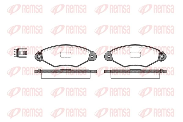 REMSA 0643.00 — Колодка гальм. диск. CITROEN XSARA, RENAULT KANGOO (KC0/1_) передн. (вир-во REMSA)