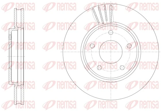 REMSA 61531.10 — Диск гальмівний