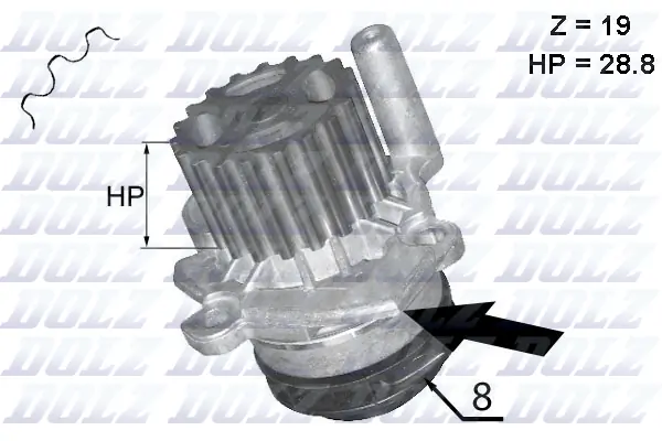 DOLZ A224 — Водяний насос