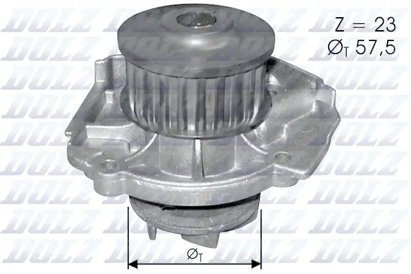 Pompe à eau, refroidissement du moteur DOLZ S219