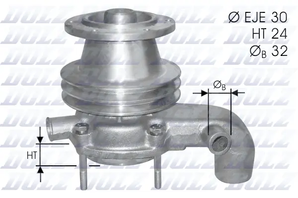 Pompe à eau, refroidissement du moteur DOLZ B111