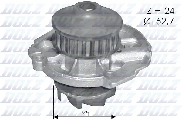 Pompe à eau, refroidissement du moteur DOLZ S261