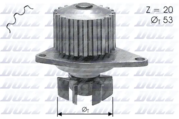 DOLZ C110 — Насос водяний (вир-во Dolz)