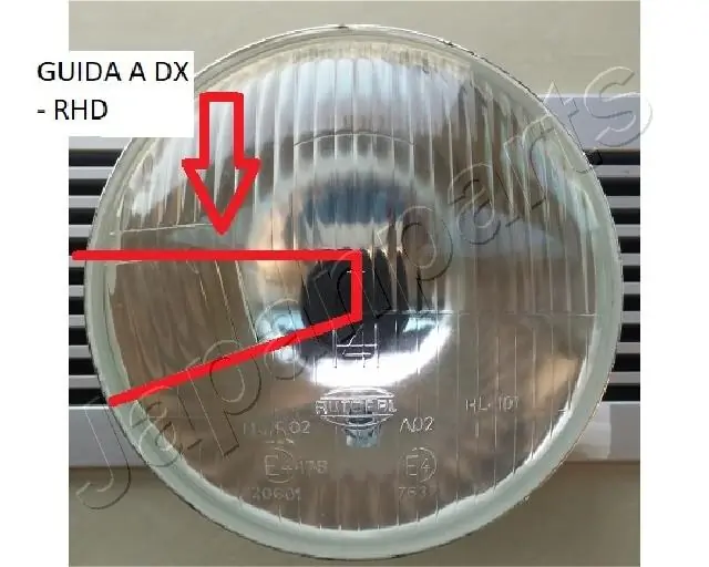 Insert, headlight