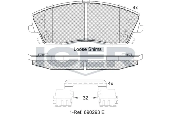 KLOCKI HAM. DODGE P. CHARGER 3,6-5,7 21-