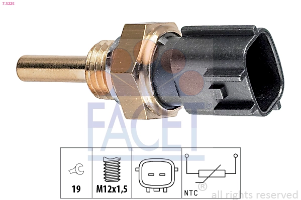 Sensor, coolant temperature
