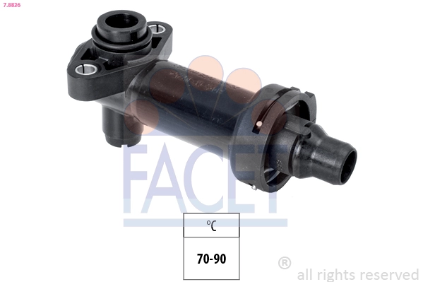 Thermostat, exhaust gas recirculation cooling