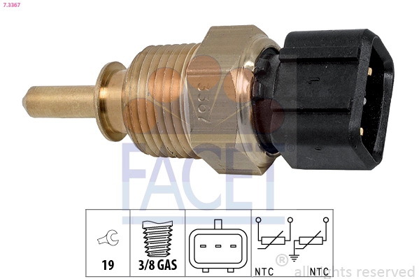 Sensor, coolant temperature