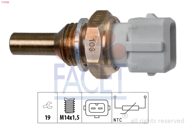 Sensor, coolant temperature