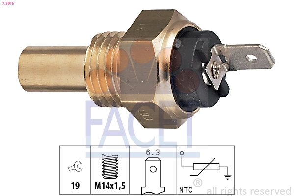 Sensor, coolant temperature