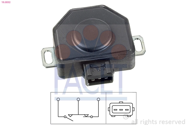 Sensor, throttle position