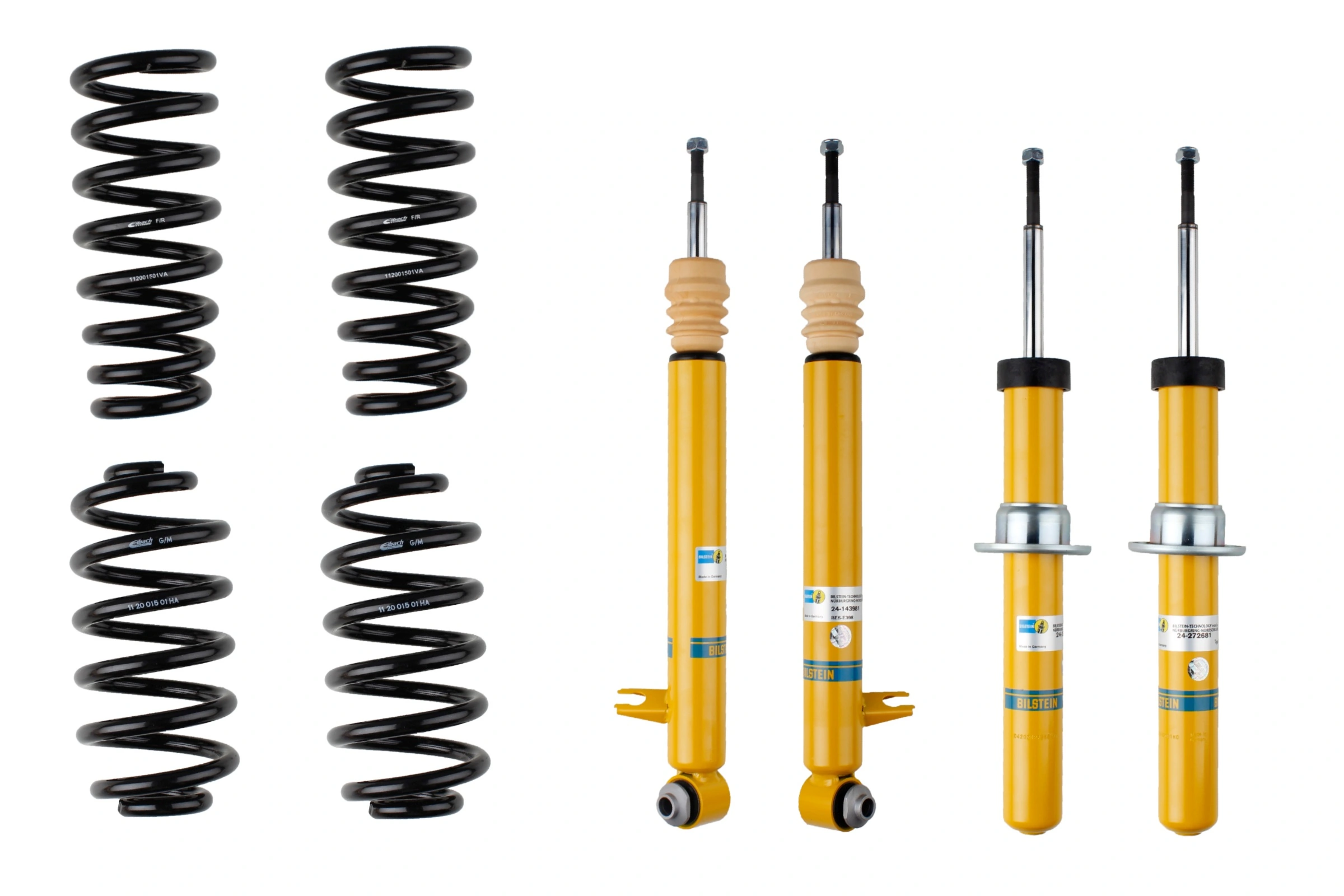 Suspension Kit, springs/shock absorbers