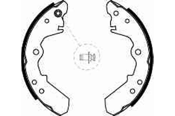 Jeu de mâchoires de frein TRW GS6245