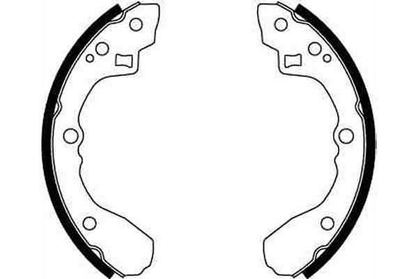 Jeu de mâchoires de frein TRW GS8205