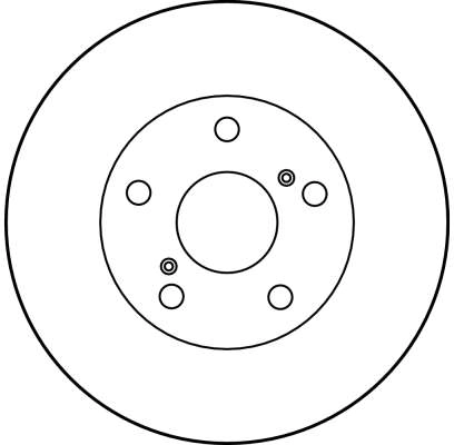 Disque de frein TRW DF2724