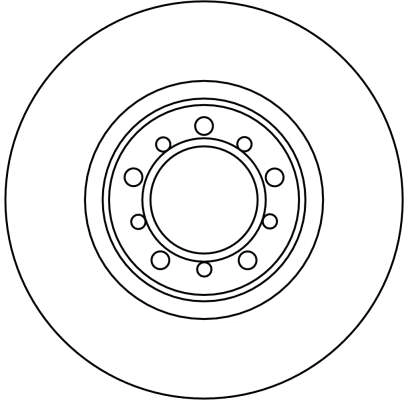 Disque de frein TRW DF1586