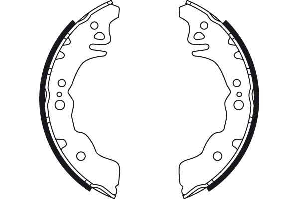 Jeu de mâchoires de frein TRW GS8750