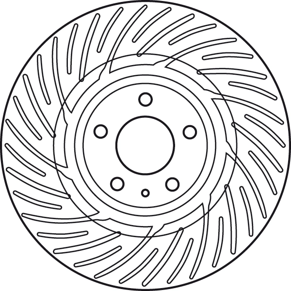 Disque de frein TRW DF6014S