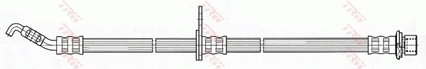 Flexible de frein TRW PHD643