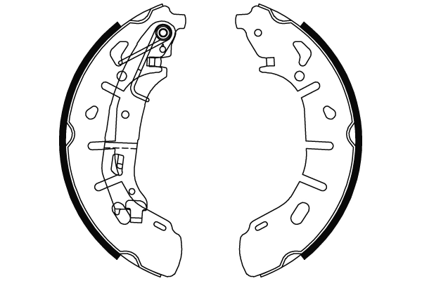 Jeu de mâchoires de frein TRW GS8799
