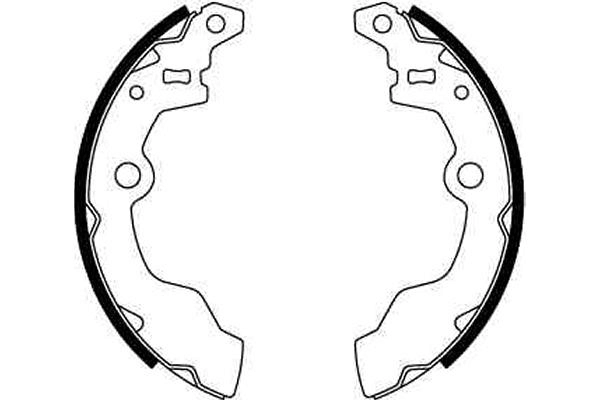 Jeu de mâchoires de frein TRW GS8302