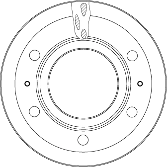 Disque de frein TRW DF5134S