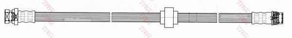 Flexible de frein TRW PHA458