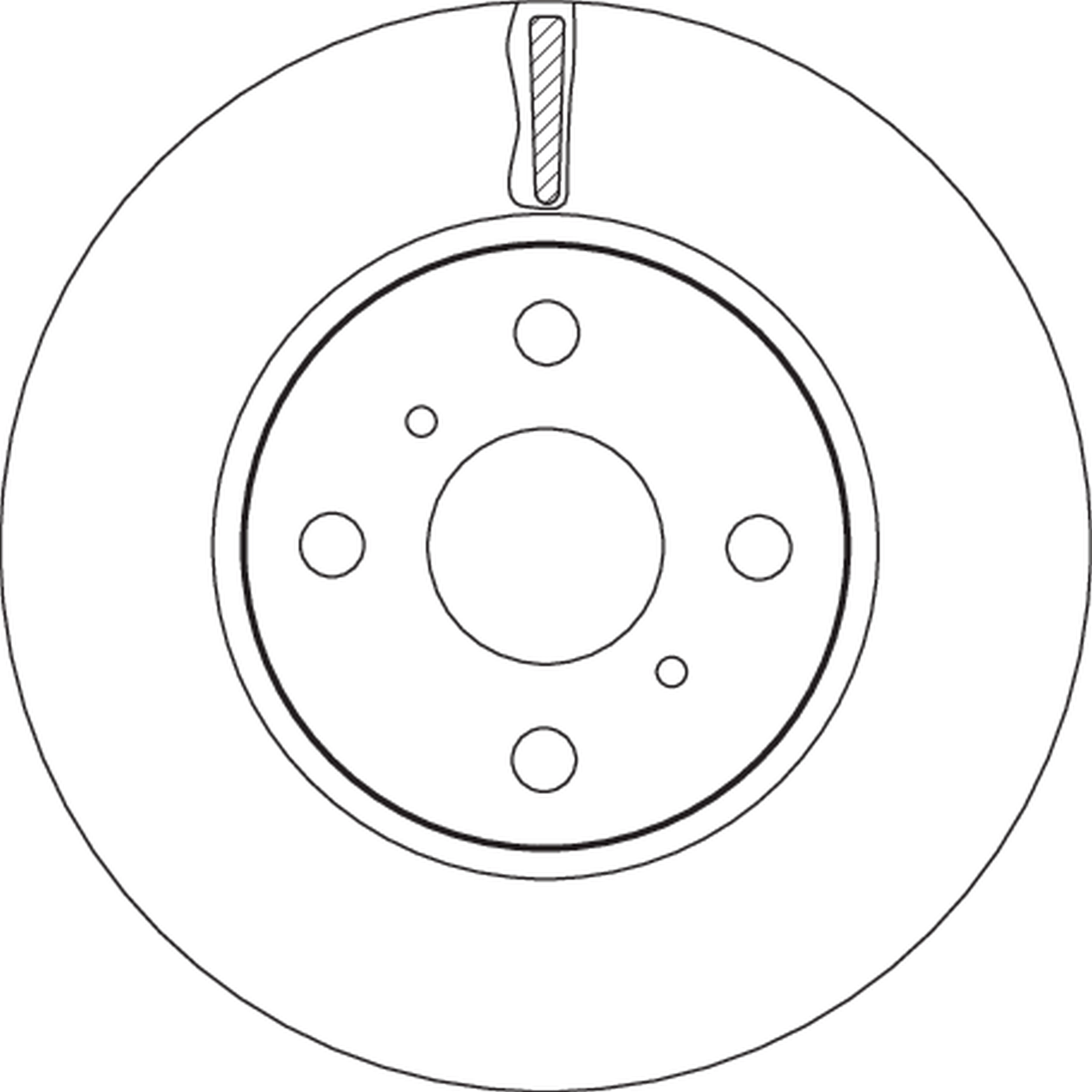 Disque de frein TRW DF4806