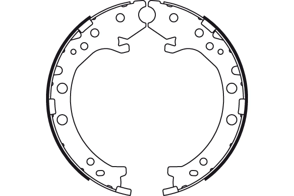 Jeu de mâchoires de frein, frein de stationnement TRW GS8789