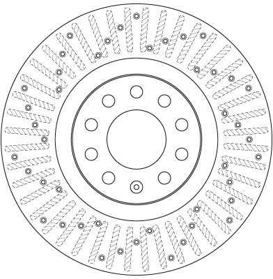 Disque de frein TRW DF6189S