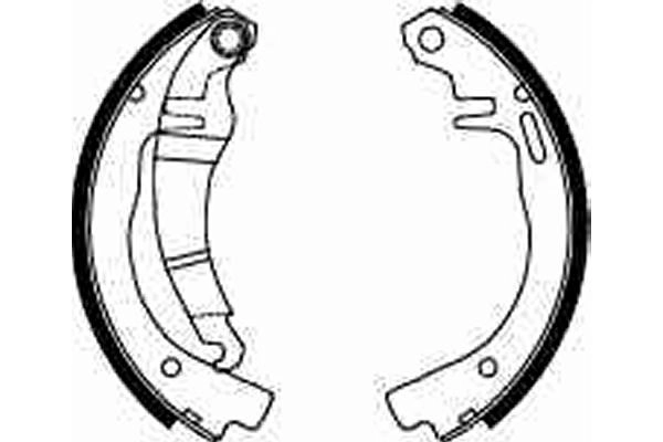 Jeu de mâchoires de frein TRW GS8144