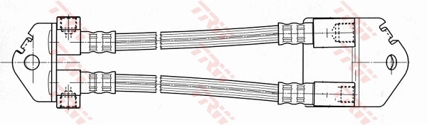 Flexible de frein TRW PHA497