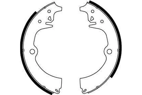 Jeu de mâchoires de frein TRW GS8062