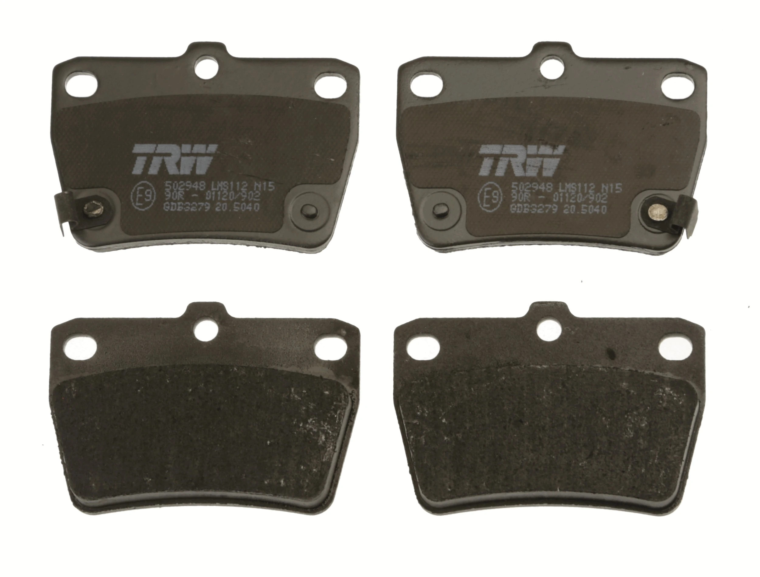 TRW GDB3279 — Колодка гальм. диск. CHERY TIGGO, TOYOTA RAV 4 задн. (вир-во TRW)