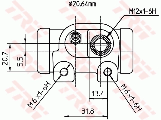 Cylindre de roue TRW BWF128