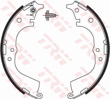 Jeu de mâchoires de frein TRW GS8693
