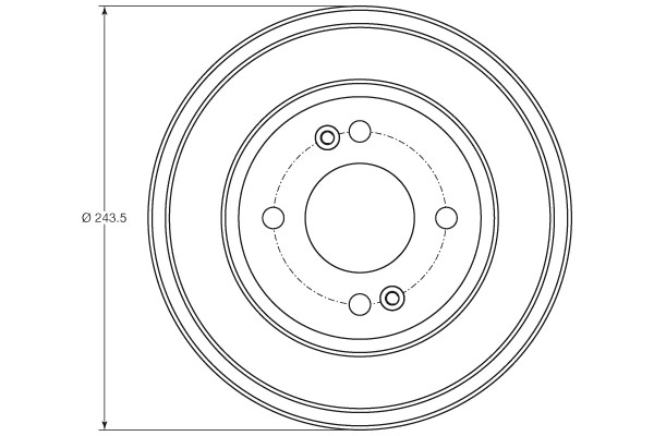 Tambour de frein TRW DB4401