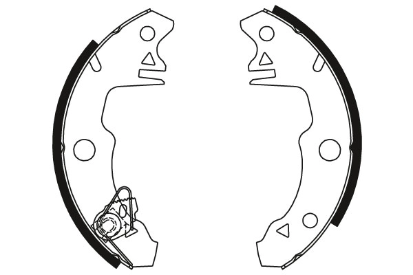 Jeu de mâchoires de frein TRW GS8319